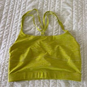 Outdoor Voices Yellow Sports Bra Size Medium